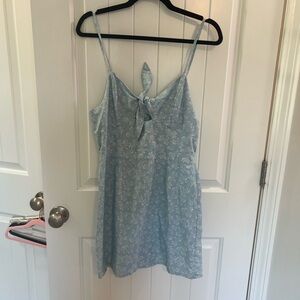 Le Kate light blue mini dress size